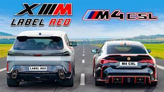 Tuned BMW XM Label Red v M4 CSL: DRAG RACE