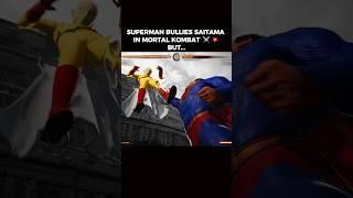 Superman Bullies Saitama in Mortal Kombat, But... #shorts #mk1