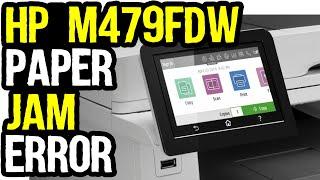 HP Color LaserJet Pro MFP M479fdw Printer Paper Jam Error
