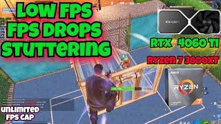 Fortnite Fps test on a bottlenecked computer RTX 4060 Ti Founders Edition + Ryzen 7 3800XT .