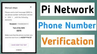 Pi Network phone number verification in 01 minutes.