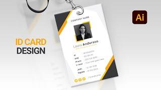 How to Make ID Card Design in Adobe Illustrator