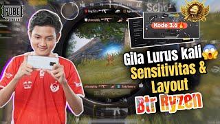 Kode Sensitivitas Ryzen Terbaru & Kode Layout Ryzen | Kode Sensitivitas PUBG & Kode Layout PUBG, NEW