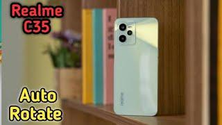 How To Enable Auto Rotate In Realme C35,Auto Rotate Screen Enable In Realme C35,