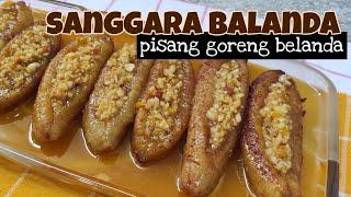 SANGGARA BALANDA atau PISANG GORENG BELANDA kue khas bugis