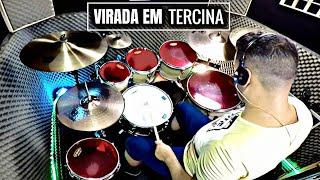 VIRADA EM TERCINA - AULA DE BATERIA