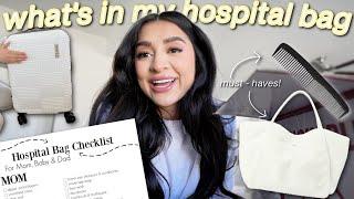 WHAT'S IN MY HOSPITAL BAG!! *SECOND TIME MOM*