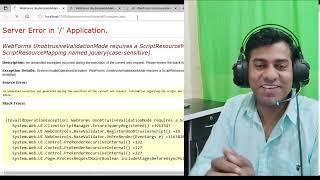 how to fix unobtrusivevalidationmode error in asp.net