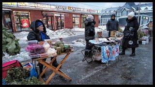 ⁴ᴷ⁶⁰ LIVE in TOKSOVO St Petersburg Russia - Walking through the village of Toksovo