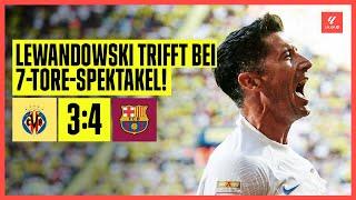 Lewandowski trifft bei Torspektakel: FC Villarreal - FC Barcelona | LaLiga | DAZN