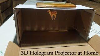 3D Hologram Project at Home Using Box Easy DIY Tutorial