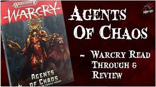 WARCRY AGENTS OF CHAOS REVIEW - READ THROUGH - What’s Included In This Warhammer Warcry Chaos Book?