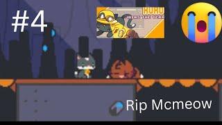 Super Cat Tales 2 Part 4|4th cat unlocked| Mcmeow's death|3-1 to 3-8| 3rd Boss| Amy's third kitten