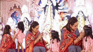 Rani Mukerji With Her Daughter Adira For First Time in Public, Teaching Her Durga Puja Importance