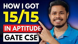 How to get Full marks in Aptitude | GATE CSE 2023