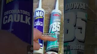 What's the difference between silicone and caulk?