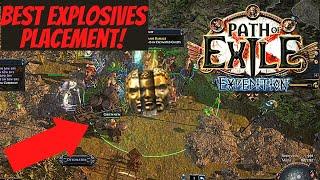 Path of Exile 3.15 Best Explosives Placement Guide Expedition League Mechanic