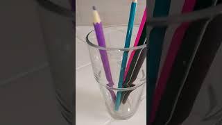 Asmr most amazing and very satisfying sounds colored pencil in #short #trending #viral