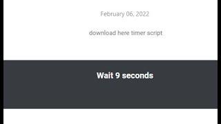 How to Add Countdown Timer Button in Blogger Post | download timer script for blogger,