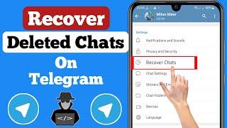 How to Recover Deleted Telegram Message, Chats, Pictures, Videos 2024