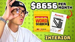 Make a $8656 PER MONTH KDP Word Search Activity Book Using Only Free Software| Full Tutorial