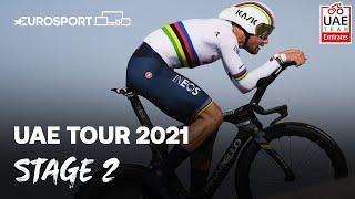 UAE Tour 2021 - Stage 2 Highlights | Cycling | Eurosport