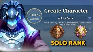 100% WINRATE FROM WARRIOR TO MYTHIC!? ALPHA ONLY(Hardest challenge ever)
