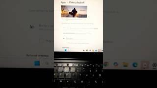 How to VideoPlayback  Setting in Windows 11  #shorts