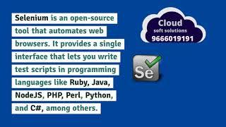 Selenium Training at Cloudsoft