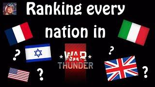 Ranking every nation in War Thunder!