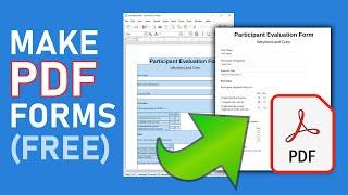 Create Fillable PDF Files (Forms) with Free and Open Source Software (LibreOffice Writer)