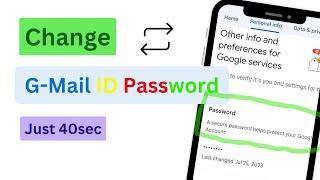 Gmail Id Ka Password Kaise Change Kare || How to change gmail id password