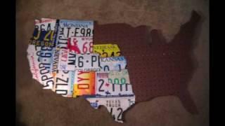 License Plates Map