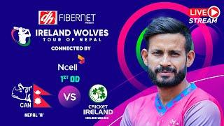 Nepal A vs Ireland Wolves 1st OD | DishHome Fibernet Ireland Wolves Tour Nepal Connected by Ncell