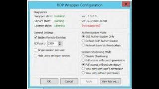 How to setup RDPwrapper for ark duping WIN10