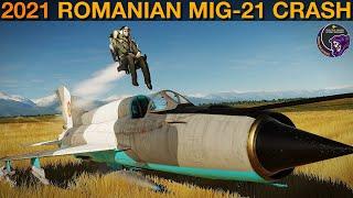 2021 Romanian Air Force Mig-21 Crash & Pilot Rescue | DCS WORLD Reenactment