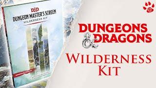 D&D - Dungeon Masters Screen - Wilderness Kit - Band of Badgers