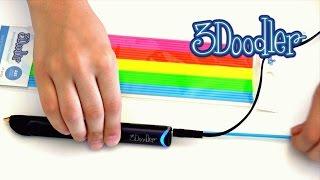 Drawing Eiffel Tower 3D - New 3Doodler Create 3D printing pen unboxing, test