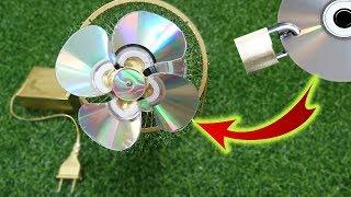 Make a Fan from CD and LEDS - 365 Crafts