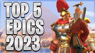 Top 5 Epic Commanders in 2023 | Rise of Kingdoms