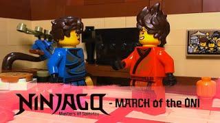 Ninjago March of the Oni Stopmotion Recreation - Kai Proposes to Jay!