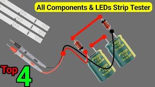 Top 4 All Components & LEDs Tester Circuits For Repairs