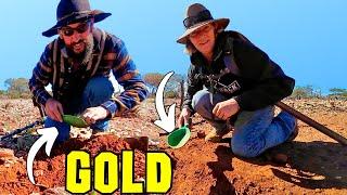 The gold came eventually - several nuggets found with metal detectors