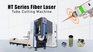 HT CNC Fiber Laser Tube and Pipe Cutting Machine For 1KW 1.5KW 2KW 3KW 6KW