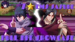 NxB NV 7 STAR EMS SASUKE REKIT (V4 EMS SASUKE) FULL KIT SHOWCASE [Naruto x Boruto Ninja Voltage]