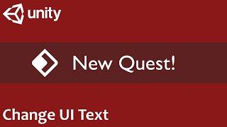 Unity C# - How to change UI text