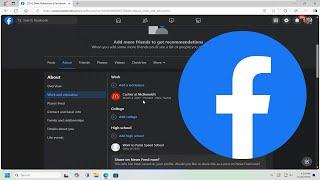 How To Change/Add High School on Facebook [Guide]