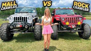 MALL CRAWLER vs ROCK CRAWLER - Jeep Comparison!