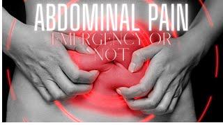 ABDOMINAL PAIN | When to go to ED vs Urgent Care | Treating Abd Pain in Urgent Care | Fromcnatonp