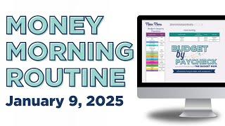 Money Morning Routine | Budget By Paycheck in Excel